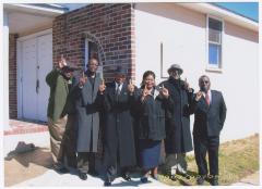 Group outside the Gospel Church of God