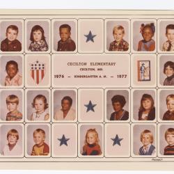 Cecilton Elementary morning kindergarten class
