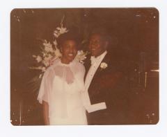 Kim Briscoe Moody and father at debutante Ball