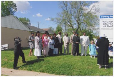 Group at Gospel Church of God renovation
