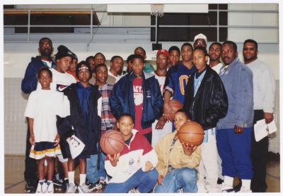Basketball players