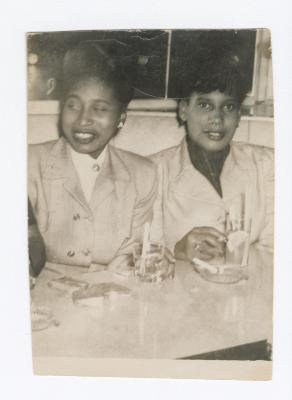 Palm Solistine Briscoe with a good friend