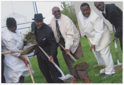 Group breaking ground
