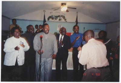Singing at the Gospel Church of God