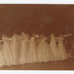 A line of debutantes