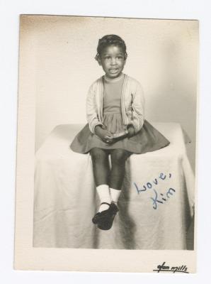 Portrait of young Kim Briscoe Moody