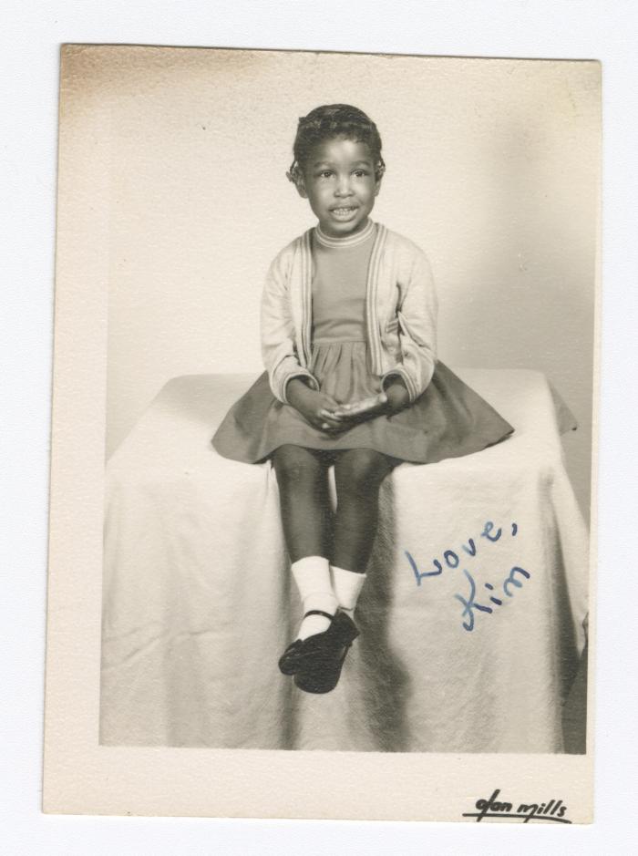 Portrait of young Kim Briscoe Moody