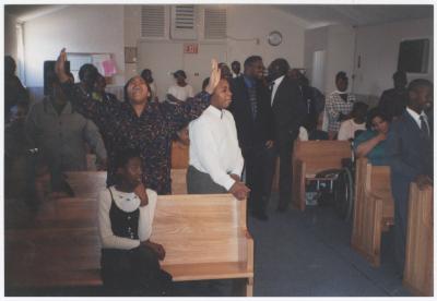 Woman worshipping 