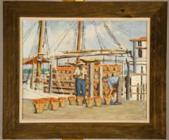 Tomato boat at Quaker Neck by Emma Hess Ingersoll (1878-1941)