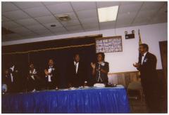 Applause at Eastern Stars dinner