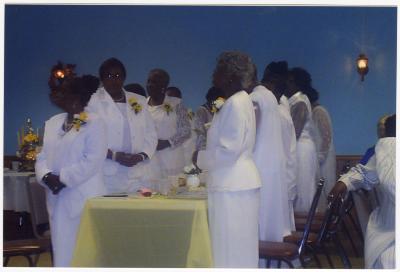 Sarah E. Travis Chapter #50 O.E.S. members