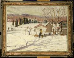 Corn from the crib by Emma Hess Ingersoll (1878-1941)