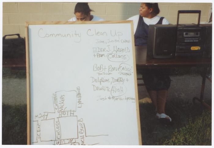 Community clean up instructions