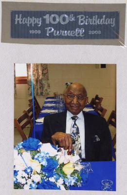 Purnell's 100th birthday