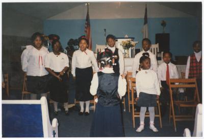 Children singing