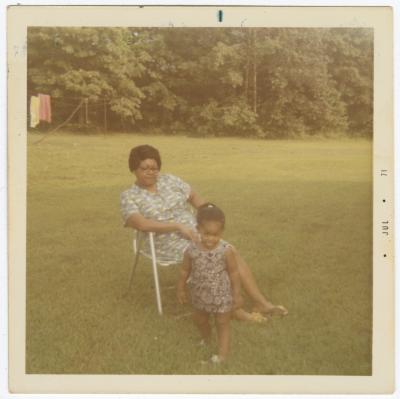 Grandmother Helen Hamilton and granddaughter Jana Anderson Carter