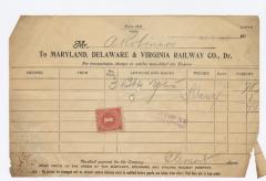 Abraham Robinson shipping bill, 1915 November 2