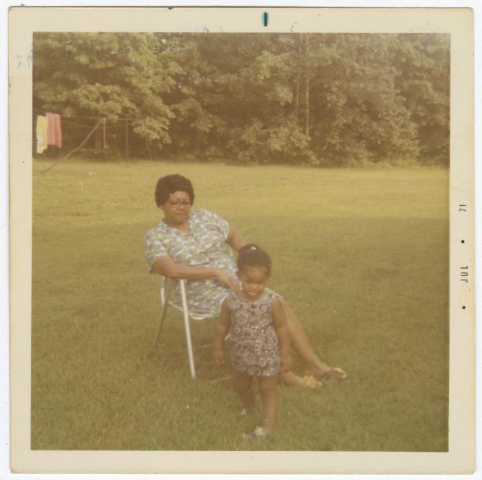 Grandmother Helen Hamilton and granddaughter Jana Anderson Carter