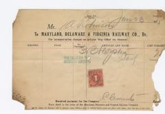 Abraham Robinson shipping bill, 1915 January 23