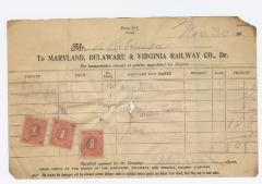 Abraham Robinson shipping bill, 1915 November 30