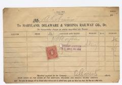 Abraham Robinson shipping bill, 1915 September 2