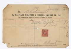 Abraham Robinson shipping bill, 1915 January 30
