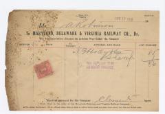 Abraham Robinson shipping bill, 1915 April 17