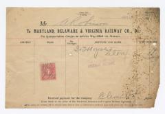 Abraham Robinson shipping bill, 1915 April 19
