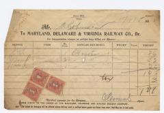 Abraham Robinson shipping bill, 1915 October 19