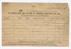 Abraham Robinson shipping bill, 1918 April 23