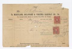 Abraham Robinson shipping bill, 1915 February 13