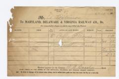 Abraham Robinson shipping bill, 1919 June 12 
