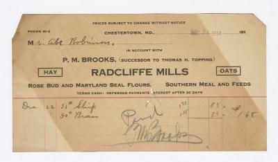 Radcliffe Mills bill, 1914 December 28