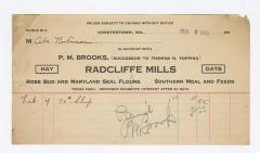 Radcliffe Mills bill, 1915 February 8
