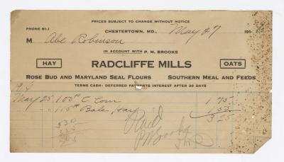 Radcliffe Mills bill, 1916 May 27