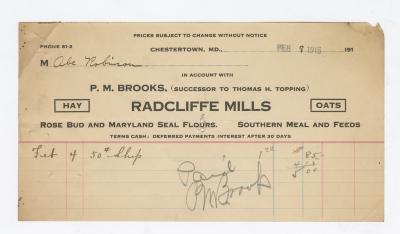 Radcliffe Mills bill, 1915 February 8