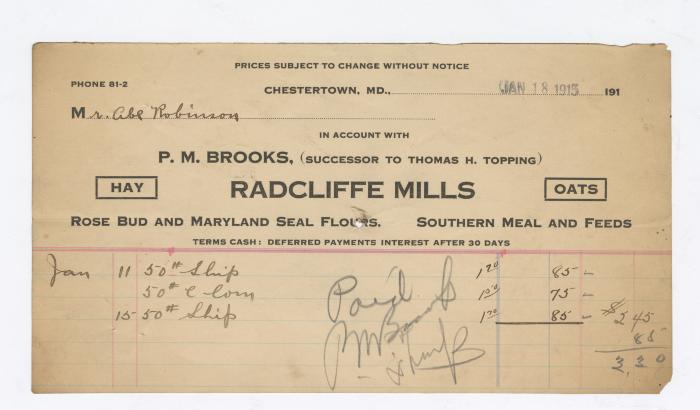 Radcliffe Mills bill, 1915 January 18