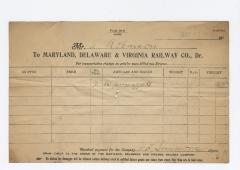 Abraham Robinson shipping bill, 1916 May 16