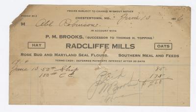 Radcliffe Mills bill, 1916 June 10
