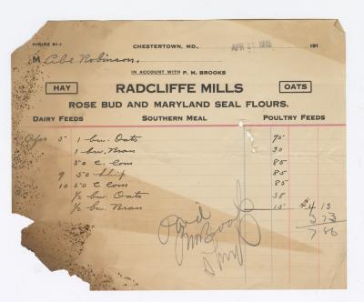 Radcliffe Mills bill, 1915 April 12