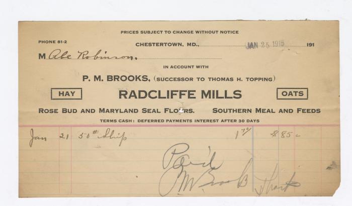 Radcliffe Mills bill, 1915 January 25