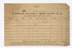 Abraham Robinson shipping bill, 1919 April 17