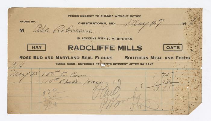Radcliffe Mills bill, 1916 May 27