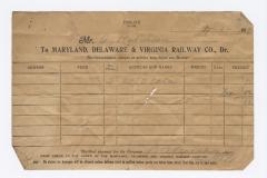 Abraham Robinson shipping bill, 1919 April 1