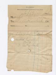 F. A. Hurlock Grocer bill, 1916 June 19