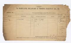 Abraham Robinson shipping bill, 1916 May 31
