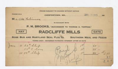 Radcliffe Mills bill, 1915 January 18