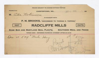 Radcliffe Mills bill, 1915 January 4