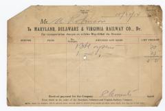 Abraham Robinson shipping bill, 1914 October 22