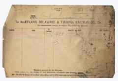 Abraham Robinson shipping bill, 1914 October 7